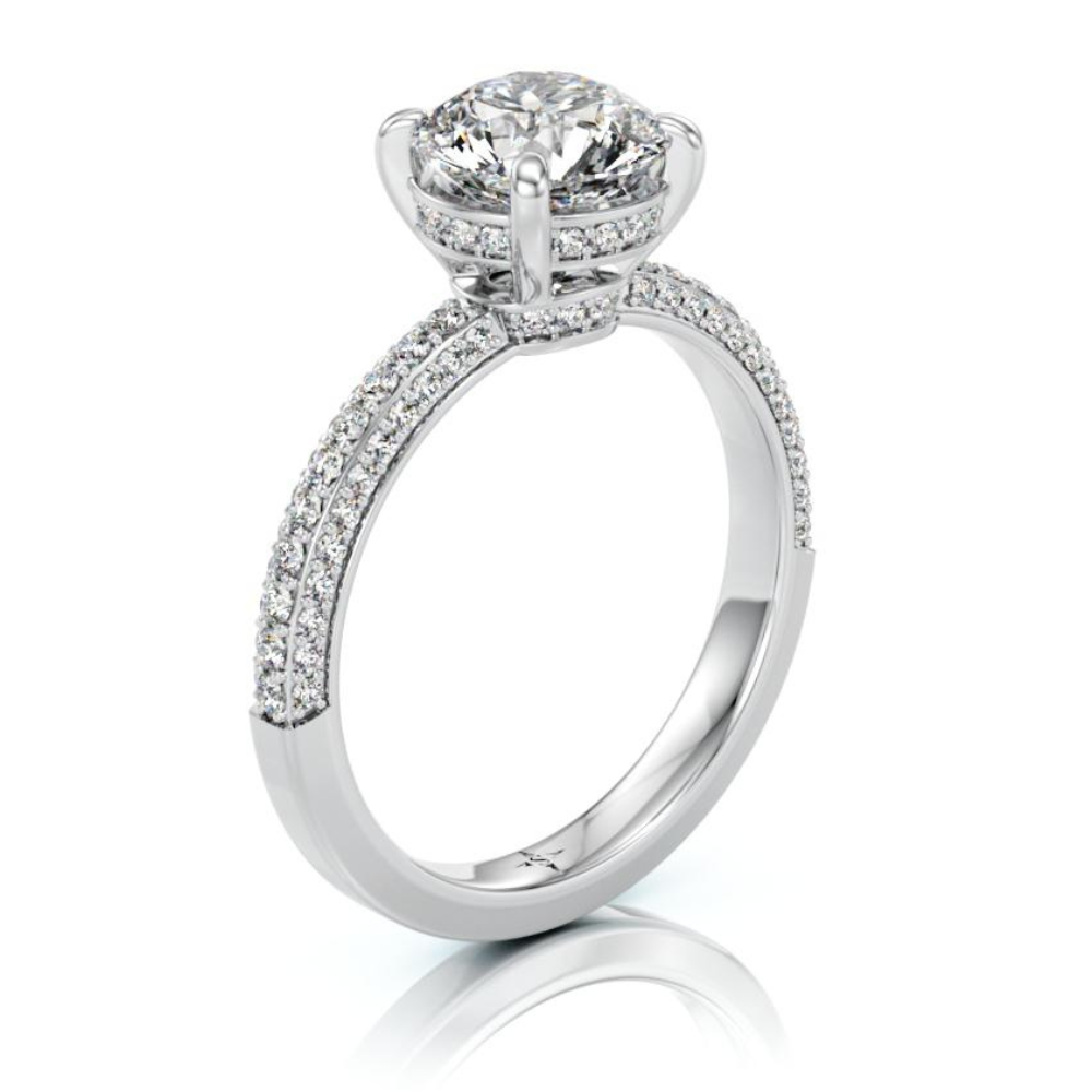 Como White Gold Ring